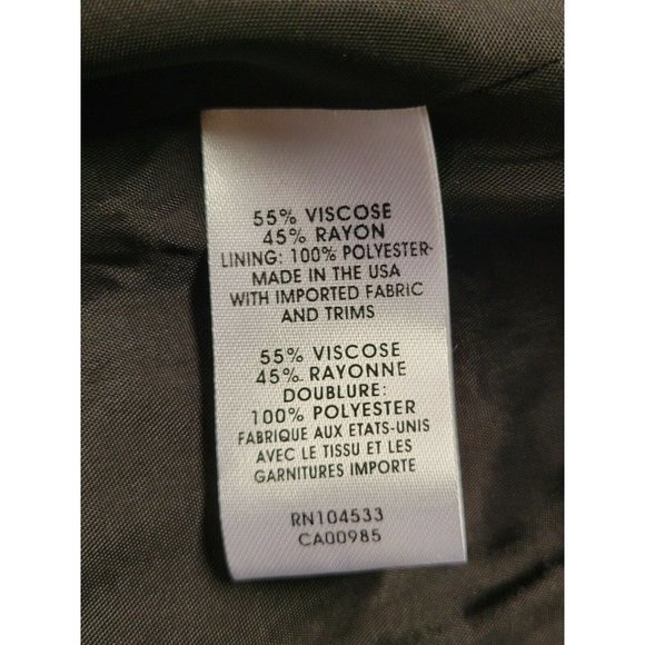 NWOT Nanette Lepore Take A Chance Embroidered Black Velvet Jacket Blazer M - Picture 10 of 12